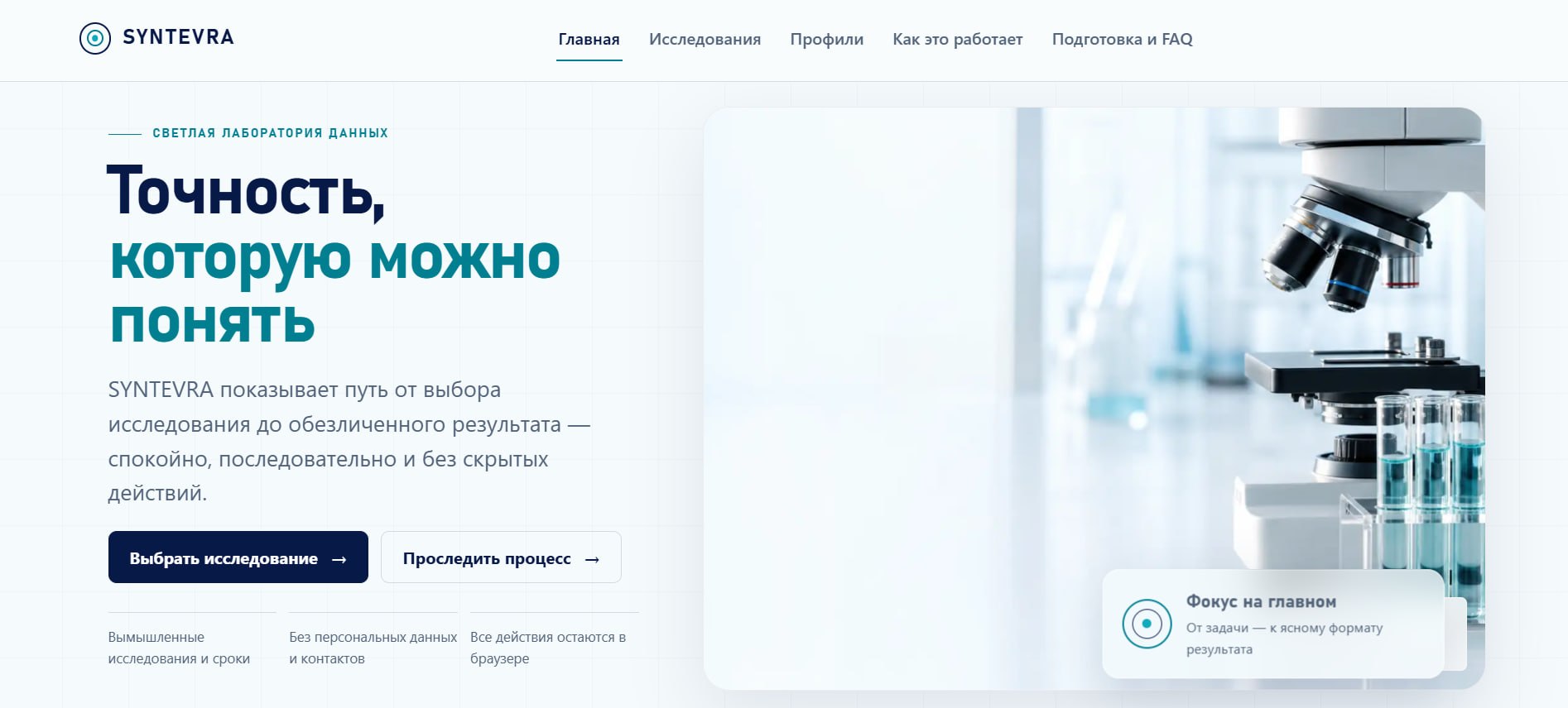 Превью проекта «Syntevra»